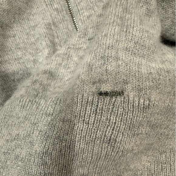 **Lafayette 148 New York 100% Cashmere Zip-Up Sweater – Women’s XL** - Picture 5 of 7